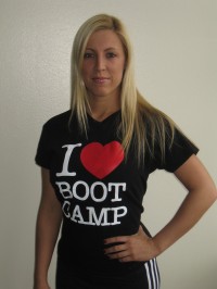 Strong Healthy Woman Boot Camp T-Shirt