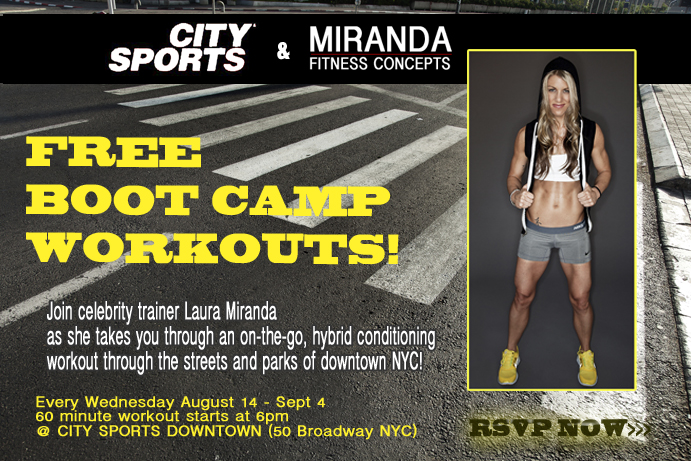 City Sports workout with Laura Miranda 