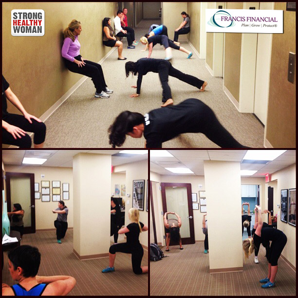 Coorporate Wellness Workout at Francis Finacial NYC