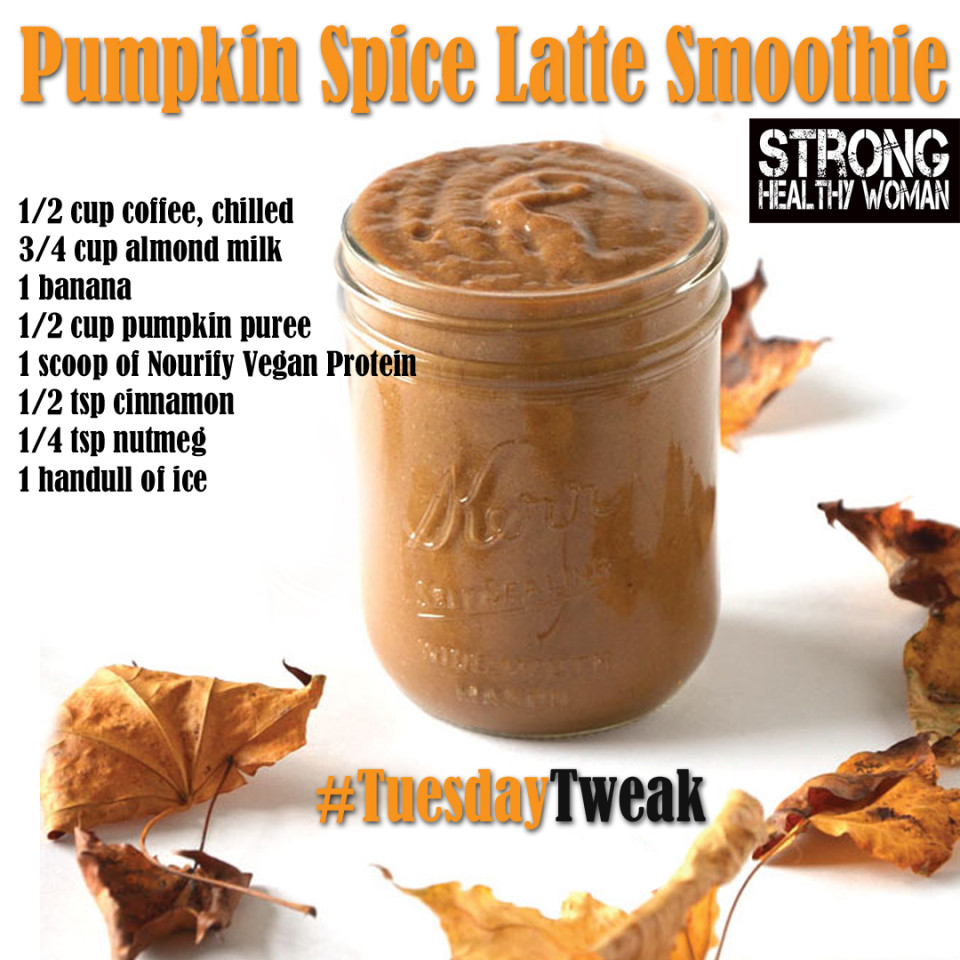Pumpkin Spice Latte Smoothie Tuesday Tweak
